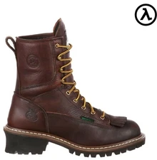 GEORGIA BOOT WATERPROOF SOFT-TOED LOGGER BOOTS G7113 - ALL SIZES - NEW