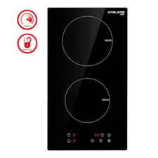 Gasland Chef 12-in 2 Elements Smooth Surface (Radiant) Black Electric Cooktop