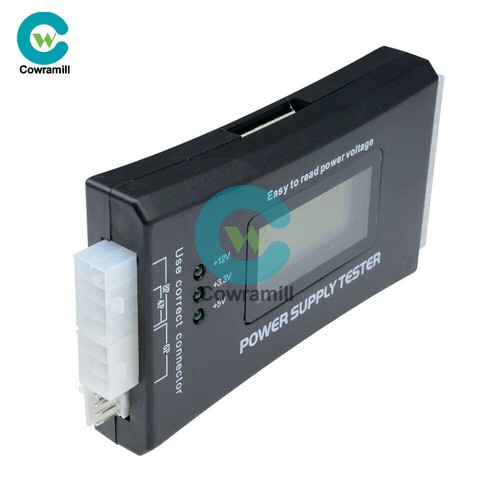 Power Supply Tester 20 24 Pin Sata LCD PSU HD ATX BTX Voltage Test Source AU - 第 5/6 張圖片