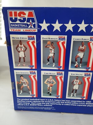 1992 Kenner USA Dream Team Starting Lineup Basketball Figure Set