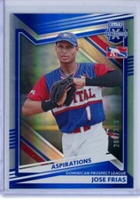 2022 Panini Elite Extra Edition Aspirations Blue Jose Frias #183 #d 205/349