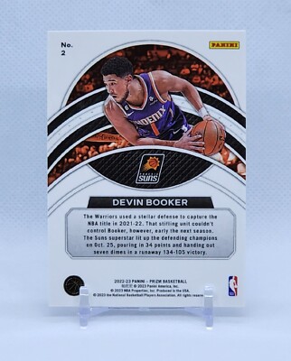 2022-23 Panini Prizm Basketball DEVIN BOOKER Dominance SUNS