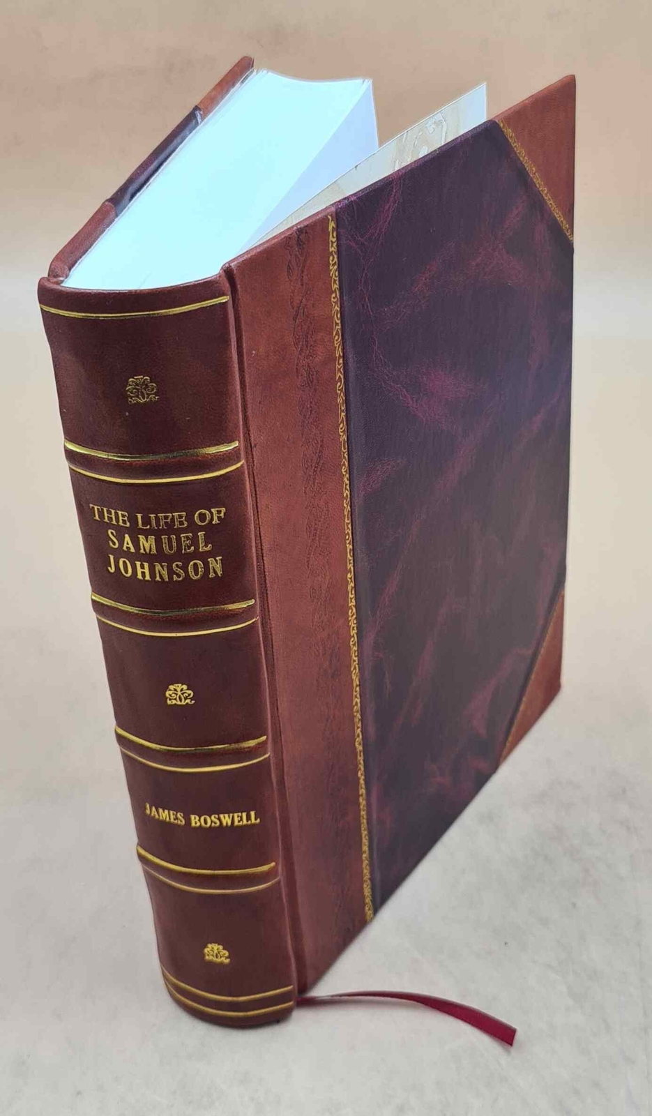 The Life Of Samuel Johnson, Lld, With His Correspondence And Con [Leather Bound]
