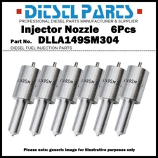 6Pcs Fuel Injector Nozzle NP-DLLA149SM304 for Hitachi ISUZU 4BG1 6BG1 8972221700