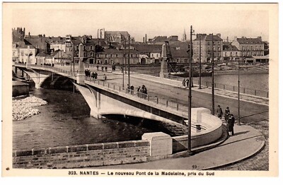 CPA 44 Nantes - Le nouveau pont de la Madeleine n°323