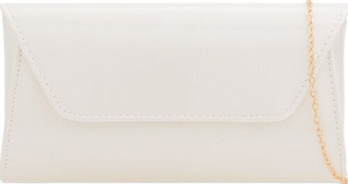 Women's Plain Patent Leather Wet Look Clutch Bag Evening Party Handbag Wedding - Picture 18 of 21