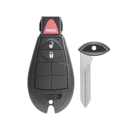 2 Smart Prox Fobik Control Remoto Llavero Carcasa Estuche 3 Botones Almohadilla Para Dodge Ram IYZ-C01C - Imagen 5 de 8