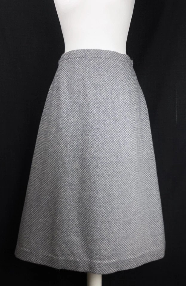 Auténtica falda larga de lana de alpaca vintage de los 80 Aquascutum para mujer talla US 8 UK 10 Foto 2 de 4