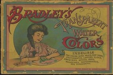 1907 Milton Bradley's Transparent Watercolors empty box