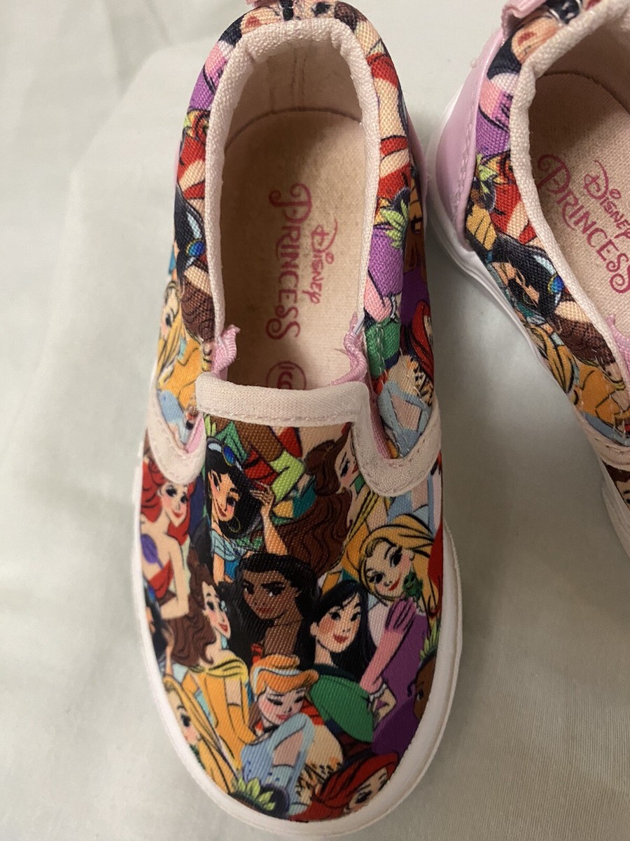 disney little girl slip on shoes