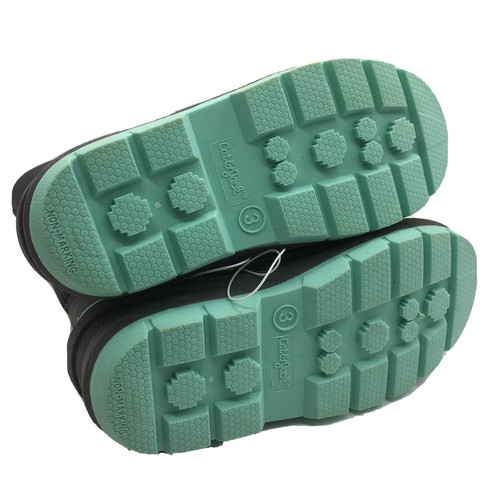 Girls Cordie Winter Snow Boots Gray and Turquoise Cat and Jack Size 3 - Picture 7 of 7