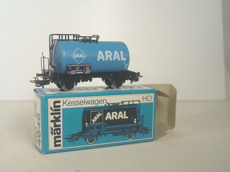 Aral Kesselwagen Marklin Ho Wagen 4646 49 E Gebr Barbie