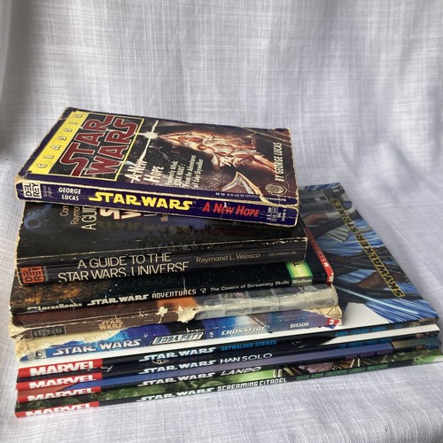 Star Wars Lot (9) Comic Dark Force Hutt Solo Trilogy Marvel Paperback New Hope - Picture 10 of 12