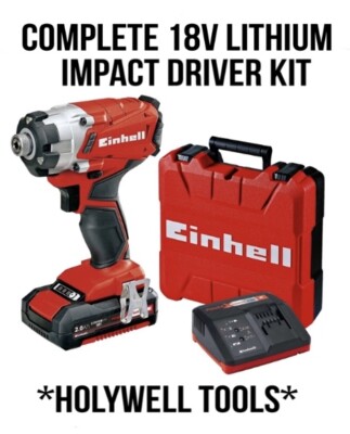 Einhell 18V Schlagschrauber Komplettset Akku Power X-Change