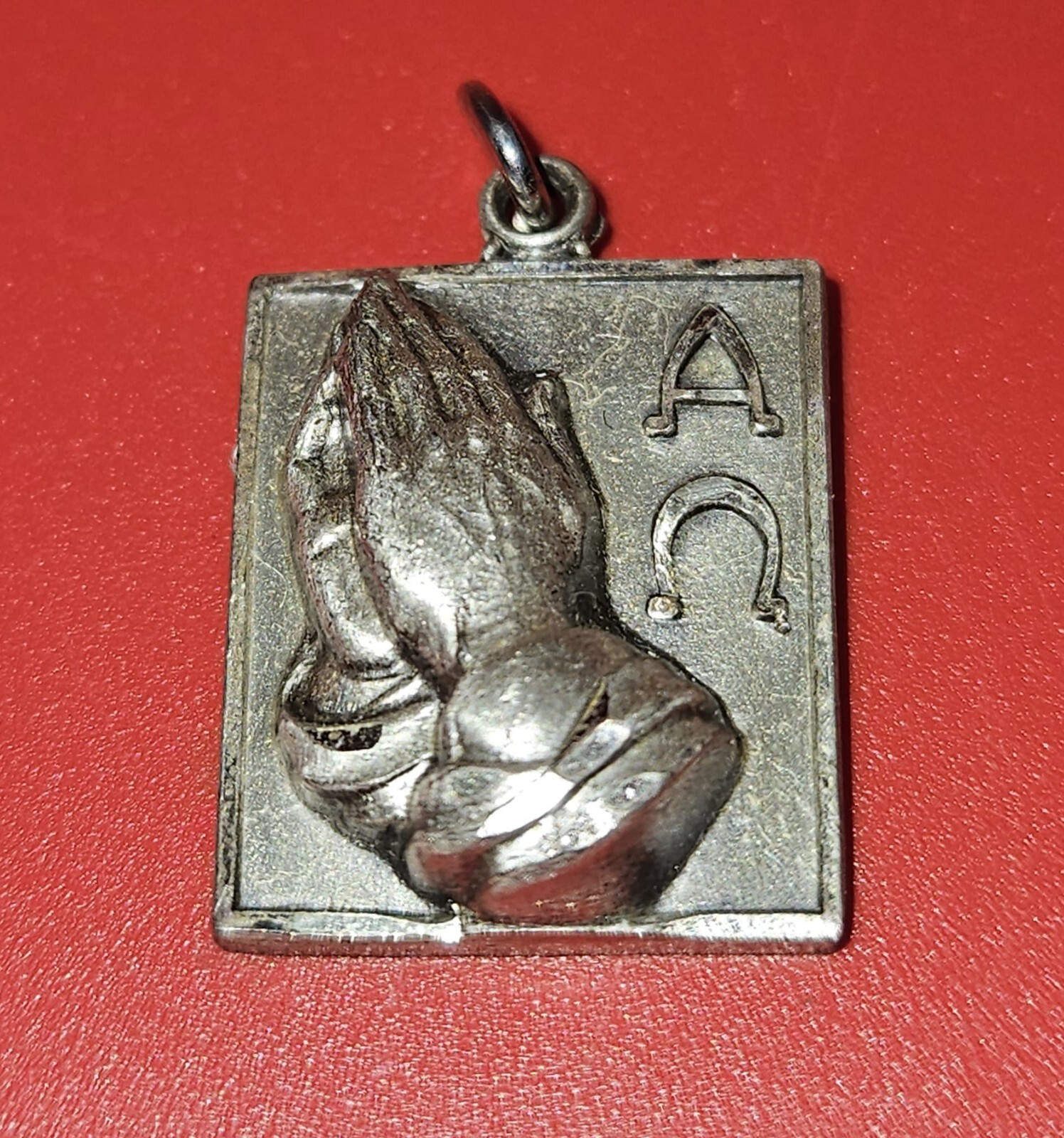 Hayward Sterling Silver Serenity Prayer Praying Hands… Gem