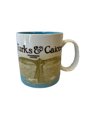 Starbucks Turks And Caicos Ceramic Starbucks Coffee Mug New With Box 16 oz