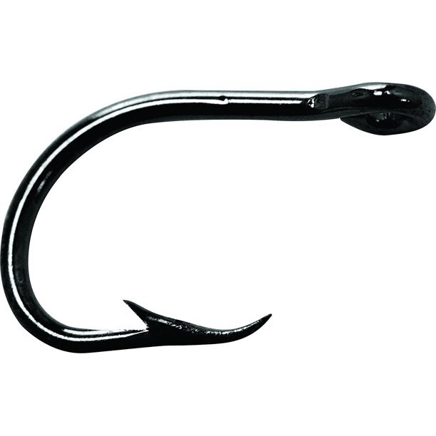 Mustad O'Shaughnessy Live Bait Hooks – 2/0 Size, 3X Strong, Bent-In Point, Pack Of 50