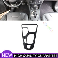 Fit For Jeep Cherokee 16-17 Carbon Fiber Central Console Gear Shift Panel Decor