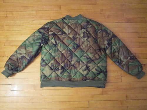 Fox Outdoor Quilted Camouflage Zipper Jacket 3XL Chest 54-56 - Picture 8 of 14