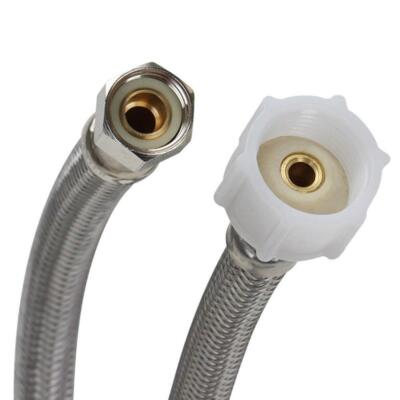Fluidmaster 3/8 X 7/8 In Flexible Braided Stainless Steel Toilet Connector