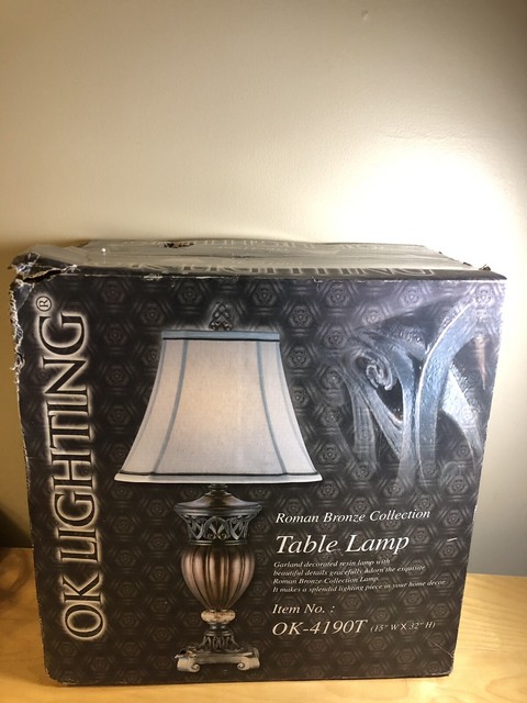 OK Lighting Solar Table Lamp OK-4198T