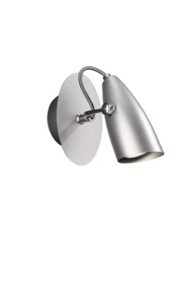 Energiespar Wandspot Retro Grau Metall Inkl. Leuchtmittel Schwenkbar - Bild 1 von 2