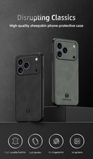 For iPhone 18 Pro Max 17e 16 15 14 13 Case Luxury Leather Shockproof Back Cover — image 4