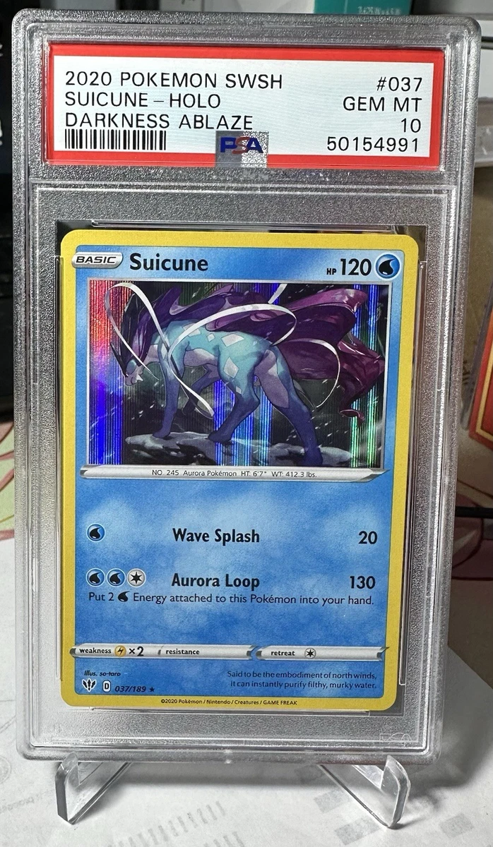 Suicune Holo Pokémon TCG Individual Collectible Card Game Cards