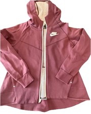 Nike womens fleece Windrunner full zip hoodie in plum Size Large