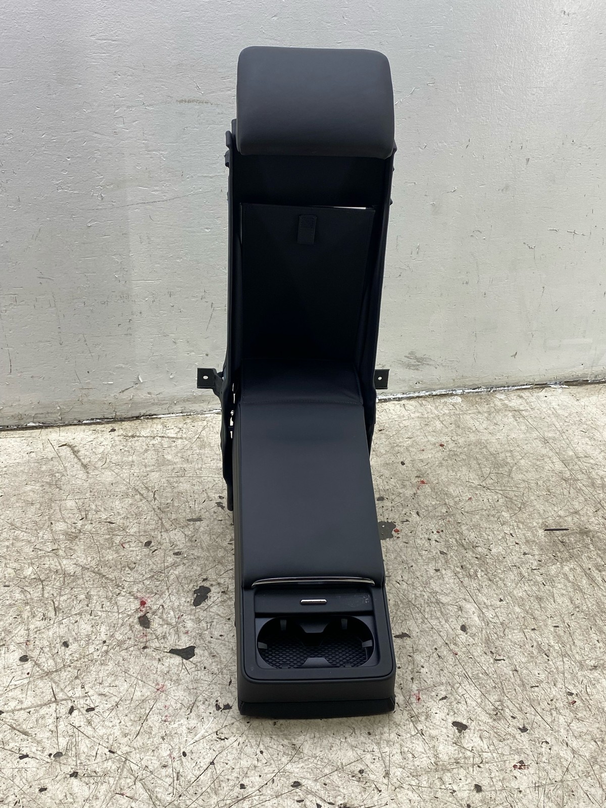 2013-2018 BENTLEY FLYING SPUR REAR CENTER CONSOLE ARMREST CUSHION BLACK LEATHER
