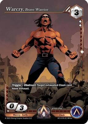 Normal - Warcry, Brave Warrior - AC5-076 - Equilibrium - NM