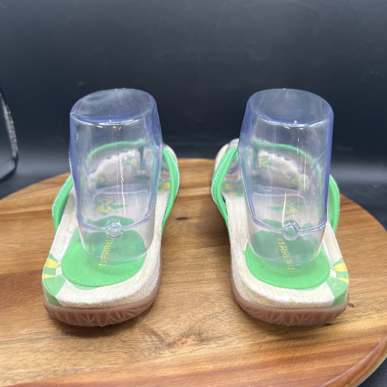 Sandali infradito Merrell Lorelei donna taglia 8 verde isola marrone chiaro slide