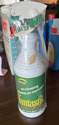 Vintage Full Unopened Fantastik All Purpose Cleaner Spray Movie Prop 70 s
