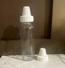 Gerber First Essentials 8oz Clear Standard Narrow Bottle BPA-Free Slow Flow
