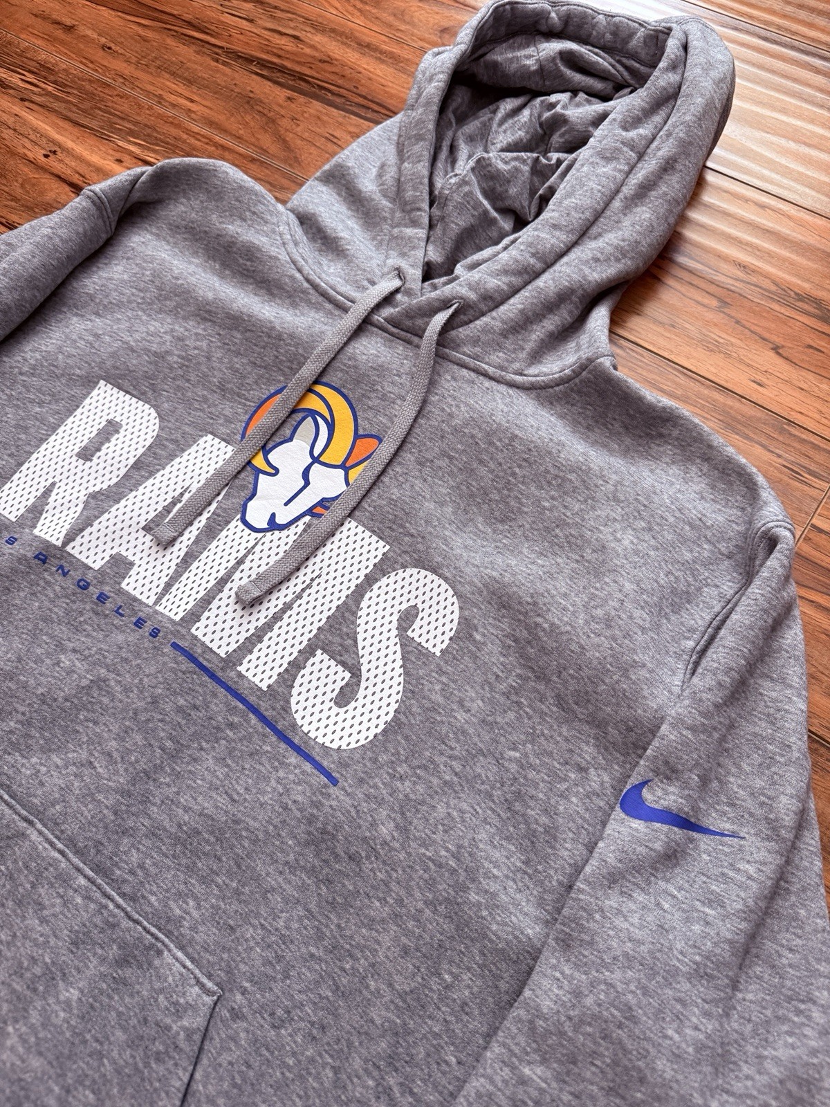 Los Angeles Rams Grey Nike Hoodie XXL thumbnail 2