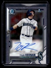 2021 Bowman Chrome #CPA-TK Tyler Keenan Prospect Autographs