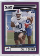 2022 Score Rookies Purple Khalil Shakir #394 12hh