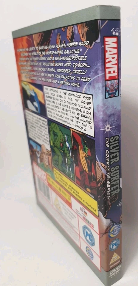 SILVER SURFER DVD 2 Disc Set The Complete Series MARVEL Uk Region 2 Dvd - Image 3 of 4