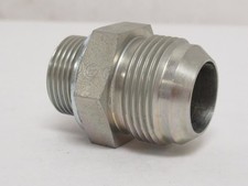 188723 New-No Box; Parker 16-12 F5OX Hydraulic Adaptor 1 JIC to 3/4 Boss