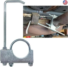9.8 Inch Heavy Duty Exhaust Clamp with Hanger, Universal Exhaust System Hanger,