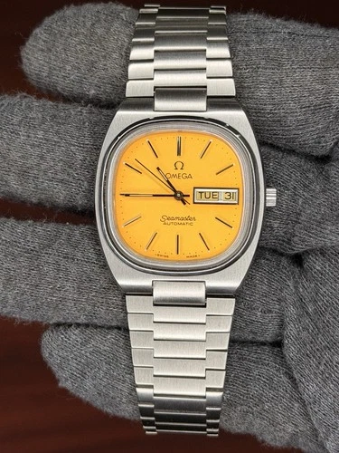 VINTAGE OMEGA SEAMASTER TV CAL 1022 REF 166.0213.1 DAY/DATE MEN’S WRISTWATCH