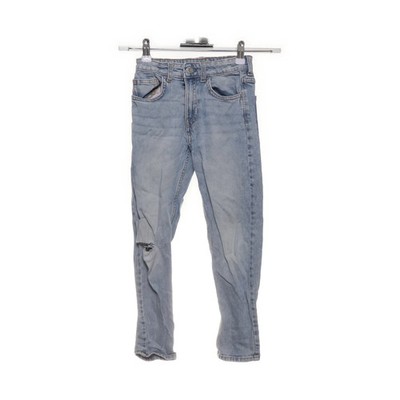 H&M, Jeans, Größe: 128, RELAXED FIT ADJUSTABLE WAIST TAPERED LEG, Blau #DDw