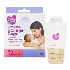Parents Choice Breast Milk Storage Bags 50 Count Never Been Open Box Sealed