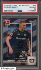 #1 2020-21 Topps Chrome Bundesliga Soccer #64 Florian Wirtz PSA 10 GEM MINT