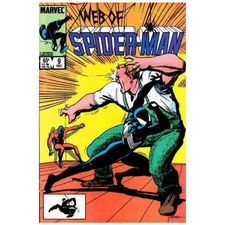 Web of Spider-Man #9 - 1985 series Marvel comics VF+ Full description below [e&