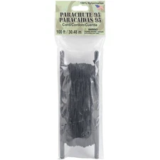 Pepperell Braiding Company Parachute Cord 1.9mmX100'-Black