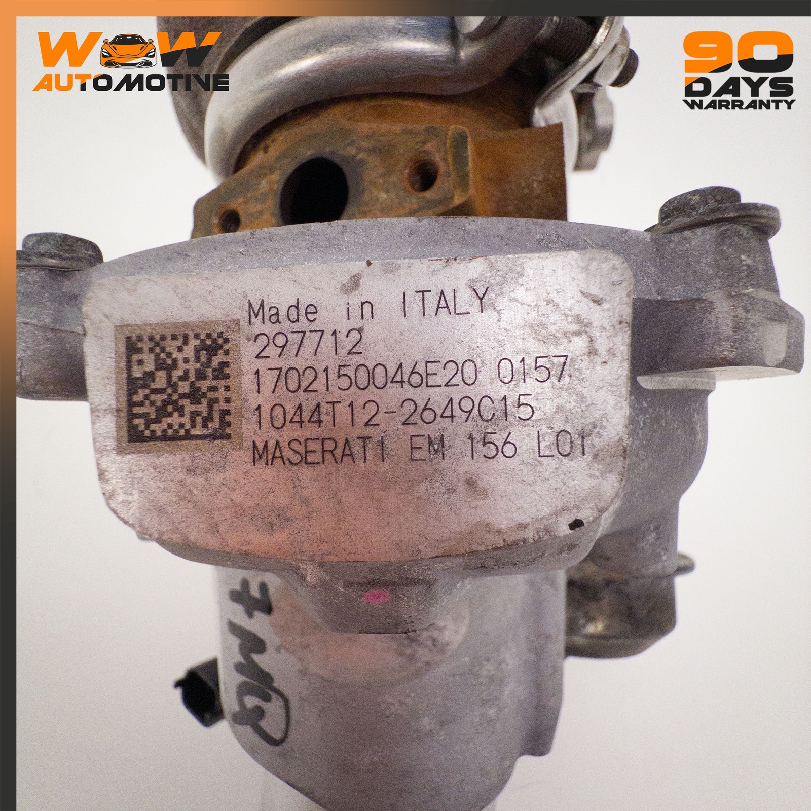 13-19 MASERATI GHIBLI QUATTROPORTE LEFT TURBOCHARGER EXHAUST MANIFOLD OEM
