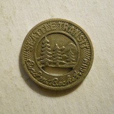 Seattle Transit (Washington) transit token - WA780N