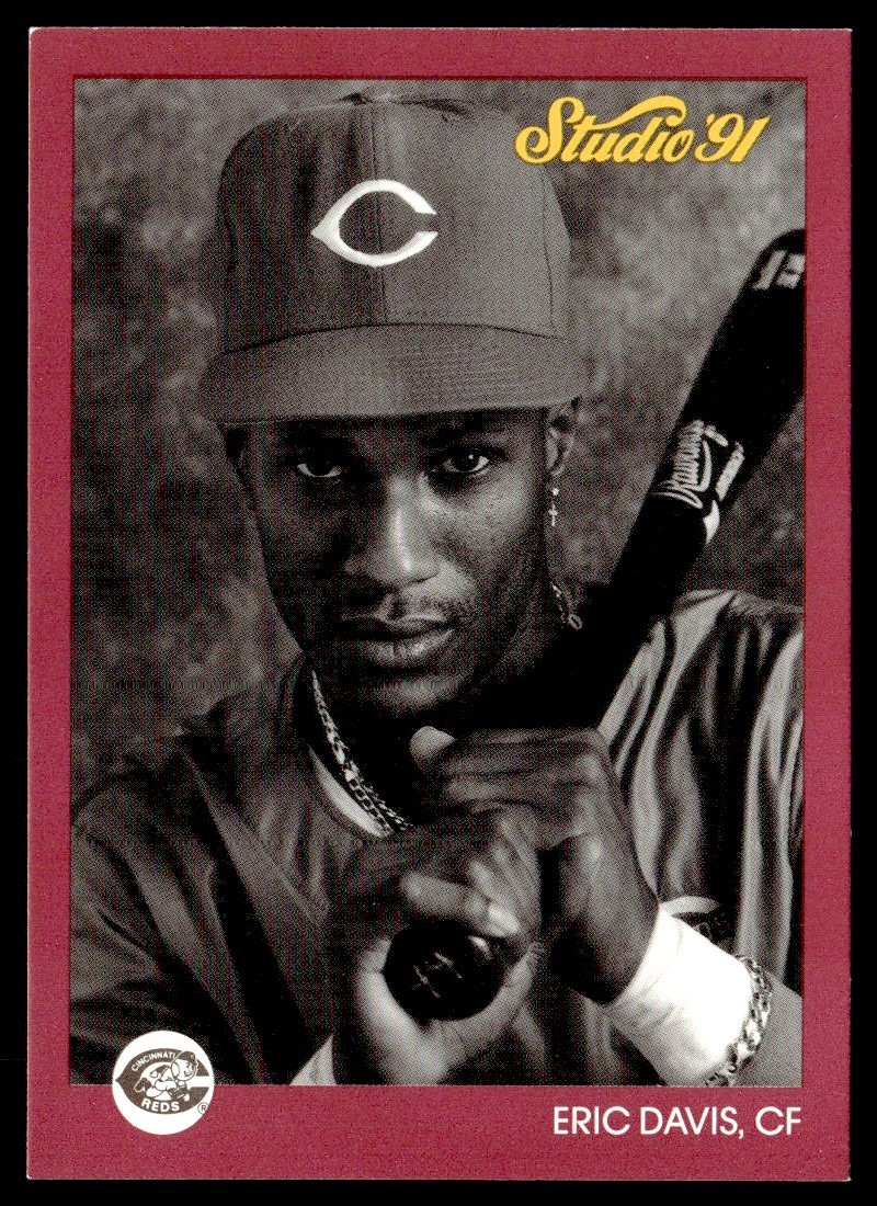 1991 Studio Eric Davis Cincinnati Reds #162