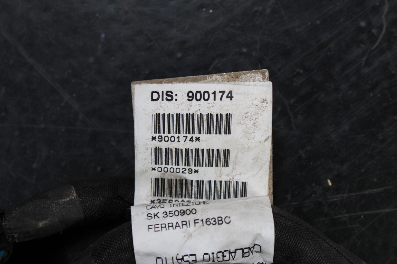 Ferrari 296 GTB, Injection Wire Harness, Used, P/N 900174